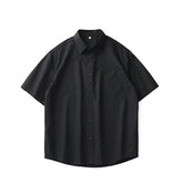 American-style Heavy Quality Shirt Men's Short Sleeve